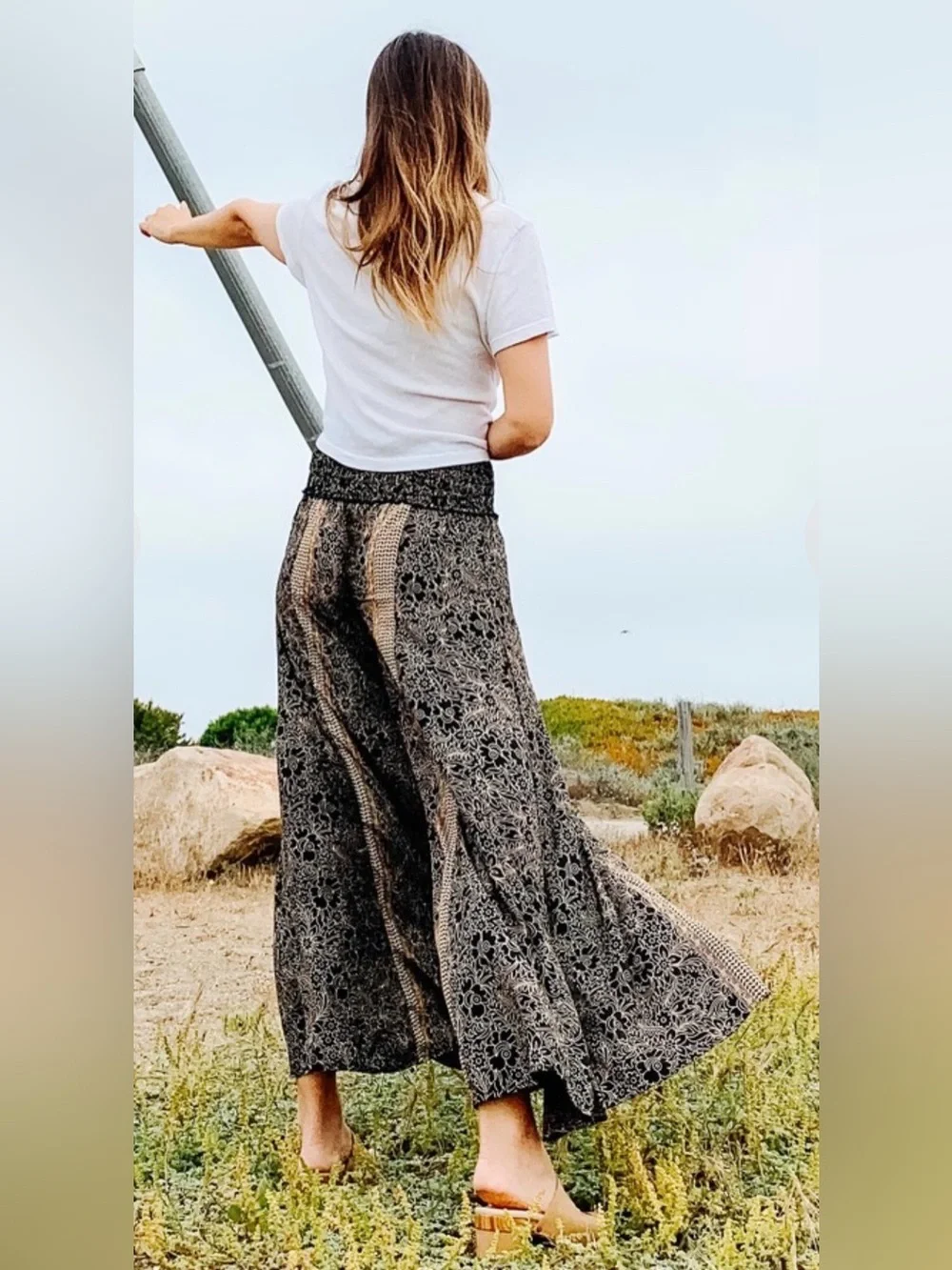 Karma Highway Wide Leg Breezy Palazzo Pants